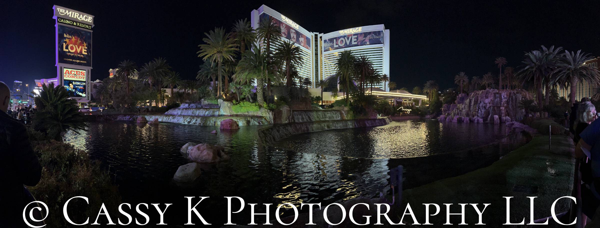 Night time at the Mirage in Las Vegas WPPI Boudoir Conference