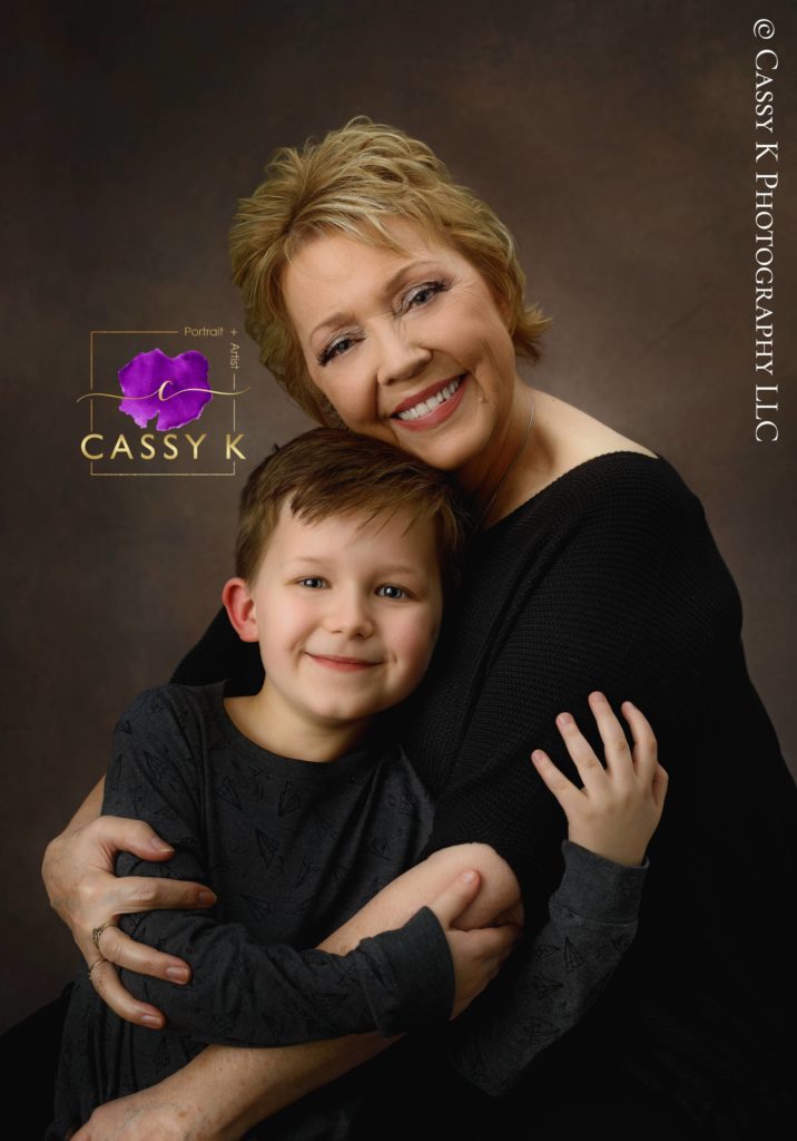 Honor Grandmother and grandson iowa Mothers portrait